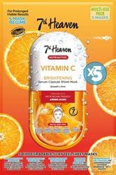7th Heaven Nutriactive Vitamin C X 5 Face sheet masks