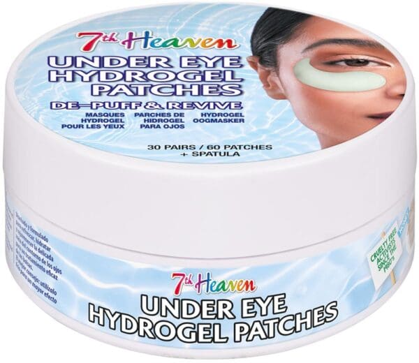 7th Heaven Hydrogel Under Eyes in a Jar with Spatula - Image 2