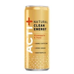Acti+Yuzu and Pineapple Natural Clean Energy Drink 250ml