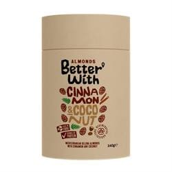 Better With Cinnamon & Coconut Almonds Tube 140g