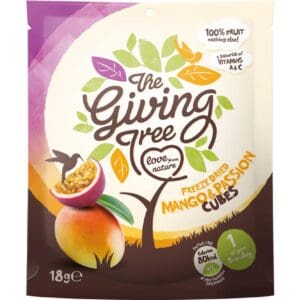 Freeze Dried Mango & Passion Fruit Cubes 18g
