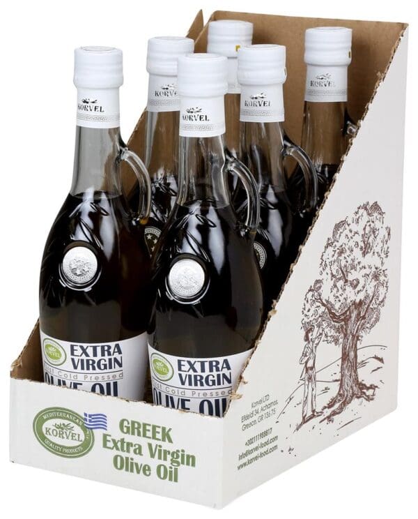 Korvel Greek Extra Virgin Olive Oil Amphora 500ml - Image 2