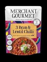Merchant Gourmet 3-Bean & Lentil Chilli 280g