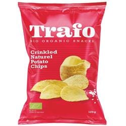 Organic Crinkle Cut Salted Crisps 125g