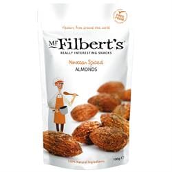Mr Filberts Moroccan Spiced Almonds 100g
