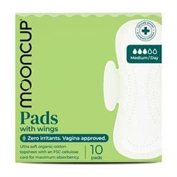 Mooncup Medium Day Pads with Wings