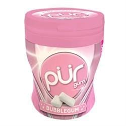 ASPARTAME FREE - PUR Gum Bubblegum 70g Shaker Cup - Pack of 6