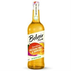 Belvoir Farm Sparkling No Added Sugar Passion Fruit & Mango 750ml - Pack of 2