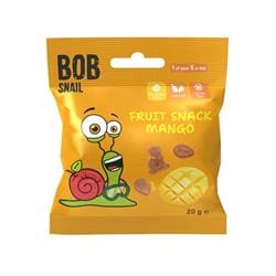 Bob Snail Mango Fruit Bites 20g - 100% Fruit - Pack of 20
