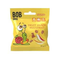 Bob Snail Multifruit Fruit Bites 20g - 100% Fruit - Pack of 16