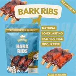 Chef Woof BARK RIBS Dog Treat Single Serve - Pack of 2