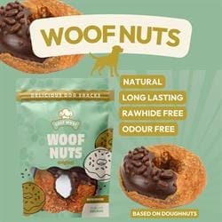 Chef Woof WOOF NUTS Natural Dog Treats - Pack of 2