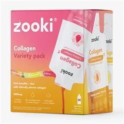 Zooki Collagen 5000mg Marine Variety Pack 30 Sachets Box