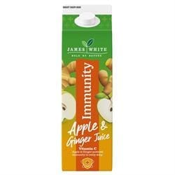 James White Immunity Apple & Ginger Juice and Vitamin C 1L